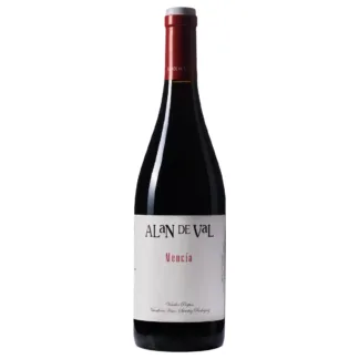 Botella de vino tinto Alan de Val Mencía D.O. Valdeorras 75 cl